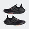 ADIDAS WOMENS ULTRABOOST 22 RUNNING SHOES SIZE 9, BLACK/PINK Like New