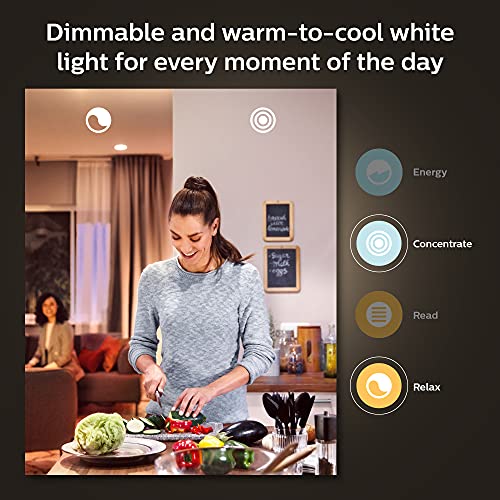 Philips Hue Smart 40W B39 Candle-Shaped LED Bulb - White Ambiance Warm-to-Cool Like New