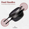 Cuisinel 10" Cast Iron Skillet + Lid - 2in1 - Dutch Oven + Frying Pan - Black - Like New