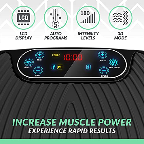BLUEFIN FITNESS DUAL MOTOR 3D VIBRATION PLATFORM OSCILLATION - Scratch & Dent
