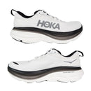 HOKA ONE ONE HOKA M BONDI 8, SIZE 9, WHITE/BLACK Like New