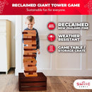 SWOOC Games - Reclaimed Giant Tower Game (Weather Resistant) 60 Blocks Like New