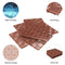 Deck Tiles - 6-Pack Pavers - Polypropylene Interlocking Patio Tiles - Outdoor Like New