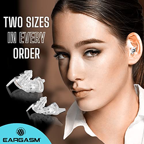 Eargasm Smaller Ears Earplugs - Filtered Nose Reducing, SE-21 - Transparent Like New