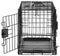 AMAZON BASICS DURABLE FOLDABLE METAL WIRE PET CRATE TRAY DOUBLE DOOR, 22X13X16 Like New