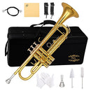 Glory Bb Trumpet - Trumpets for Beginner or Advanced Student with Case, - Like New