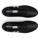Under Armour Men's Charged Pursuit 3 Running Shoe Black/White Size 12 - Like New