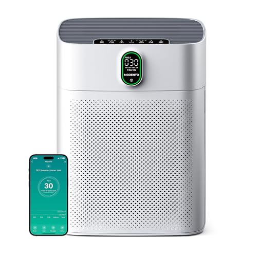 MORENTO Smart Air Purifier for home Large Rooms up to 1076 ft², - Scratch & Dent