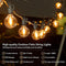 Brightown Outdoor String Lights 100 FT, 50 LED G40 Globe Bulbs - Black Like New