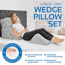 AllSett Health 4 PC Bed Wedge Pillows Set - Orthopedic Wedge - Scratch & Dent