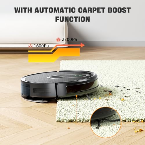 Robot Vacuum and Mop Combo, 2 in 1 Mopping Robotic Vacuum with Schedule Like New