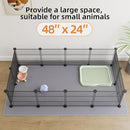 DIY Small Animal Playpen with Mat, Guinea Pig Cage, Pet Playpen, Rabbit Playpen Like New