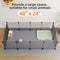 DIY Small Animal Playpen with Mat, Guinea Pig Cage, Pet - Scratch & Dent