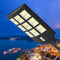 900W Solar Street Light Outdoor Waterproof Dusk to Dawn, 90000 Lumens 6500K - Like New