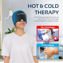 AllSett Health Migraine Relief Cap Ice Head Wrap Headache, ASH0879147 - Black - Like New