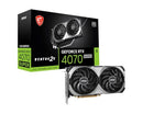 MSI GEFORCE RTX 4070 SUPER 12G VENTUS 2X OC GRAPHICS CARD 12GB - BLACK/SILVER - Like New