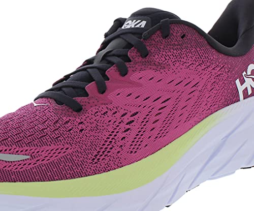 1119394 Hoka Womens Clifton 8 Running Shoe - Blue Graphite/Ibis Rose - Size 10 Like New