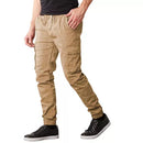 JUMP START FLEX COMFORT PANTS CARGO 4 WAY STRETCH MENS - SIZE XL - KHAKI - Brand New