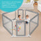 Summer Infant Custom Fit Walk-Thru Extra Wide Pet and Baby Gate Like New