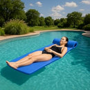 California Sun Luxury Vinyl-Dipped Pool Float Built-in Pillow B0085YP15W - Blue - Brand New