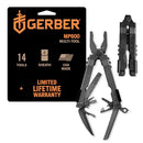 GERBER GEAR MULTI-PLIER 600 BLUNT NOSE MULTITOOL WITH 14 TOOLS - BLACK - Like New