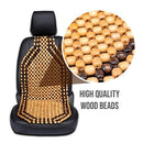 Zento Seat Beads Bead Seat Covers for Cars 2 Pieces of Natural Wooden Beads - Like New