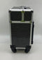 GENERIC 20" ROLLING COSMETICS ORGANIZER, FOLDING TRAYS - BLACK DIAMOND SPARKLES - Like New