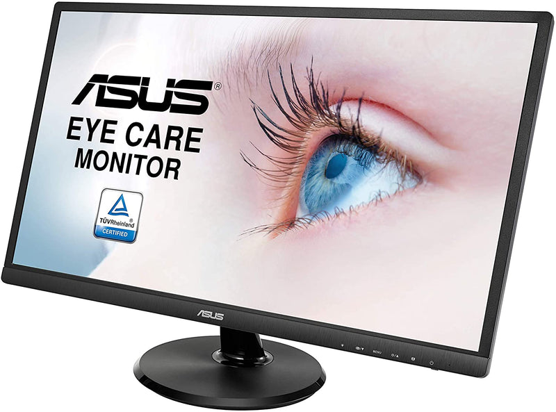 ASUS VA249HE 23.8 Full HD 1080p HDMI VGA Eye Care with 178° Wide Viewing Angle Like New