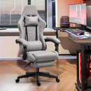 Darkecho Gaming Chair Fabric with Footrest,Massage Office Chair with Pocket - Like New