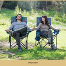 ARROWHEAD OUTDOOR XXL Folding Padded Camping Chair w/Cup & Wine - Scratch & Dent