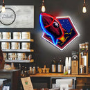 Rocket Neon Sign,Dimmable Neon Light for Wall Decor,USB Light Up Signs - Like New