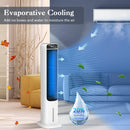 LifePlus WTF-009D 3-in-1 Evaporative Air Cooler Portable Tower Cooling Fan White - Like New