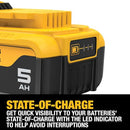 DEWALT 20V MAX 5 AH LITHIUM ION BATTERY 2-PACK DCB205-2 DCB205-2 - Yellow - Brand New