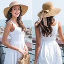 MC180330000014 JASMINE FLOPPY BEACH HATS FOR WOMEN FOLDABLE SUN HATS FOR WOMEN - Like New