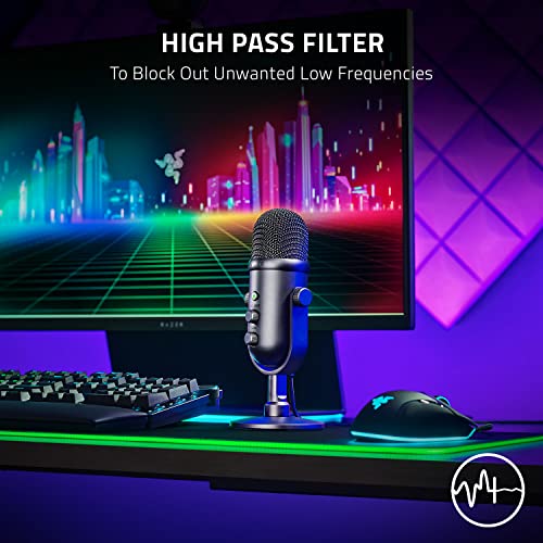 RAZER SEIREN V2 PRO USB MICROPHONE RZ19-04040100-R3M1 - BLACK - Like New