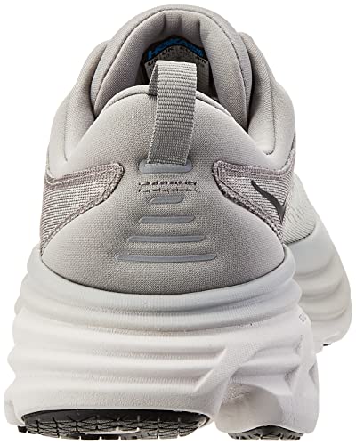 Hoka One One Men Bondi 8 Sharkskin/Harbor Mist 1123202 SIZE 10 - Like New