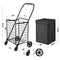 BIEAMA FOLDING SHOPPING CART WATERPROOF LINER 100LB MEDIUM - BLACK - Like New