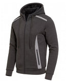 BLU ROCK MEN'S SLIM-FIT REFLECTIVE TECH FULL-ZIP HOODIE - SIZE: MEN M - CHARCOAL - Like New
