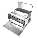 Pedal Feeder 25lbs Galvanized Chicken Feeder - Poultry Feeder B0CL28JC64 Brown - Brand New