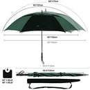 Prospo UPF 50+ Adjustable Umbrella with Universal Clamp Beach Umbrella - Brand New