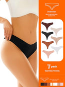 7-Pack Seamless underwear Thongs for Women, No Show Breathable Ladies Thongs - Brand New
