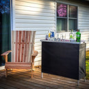 TRADEMARK INNOVATIONS SKIRT AND CARRYING CASE BAR TABLE PREMIUM BAG - SILVER - Like New