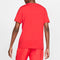 NIKE SPORTSWEAR SWOOSH MEN'S T-SHIRT - UNIVERSITY RED/BLACK SIZE X-LARGE - Brand New