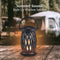 Sakar Margaritaville Tiki Torch Waterproof Bluetooth Speaker - Black Like New