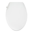 Amazon Basics Oval Nonelectrical Bidet Seat Self-cleaning Elongated - WHITE - Like New