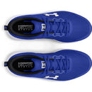 UNDER ARMOUR TEAM ROYAL/WHITE CHARGED ASSERT 10 RUNNING SHOES SIZE 10M - Like New