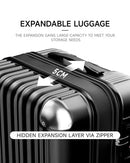 Expandable Luggage Sets 3 Piece Set, Hard Shell Spinner Suitcase Set, 20/24/28 - Like New