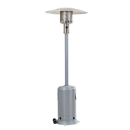 SUNJOY FREESTANDING POWDER COATED PROPANE PATIO HEATER - GREY - Brand New