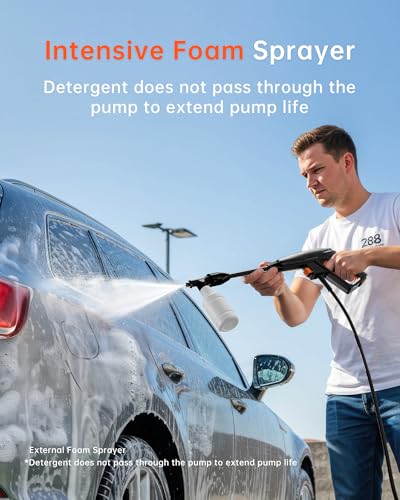 Patoolio Power Washer Foam Cannon for Fences/Panels/Cars PATOOLIO-W6 - ORANGE - Like New