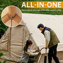 WISE TIGER INFLATABLE CAMPING TENT WITH PUMP GLAMPING TENT  - Scratch & Dent